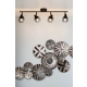 lafabryka.pl Lampa sufitowa black 4xE14 spot BJORN 77979/04/30 Lucide